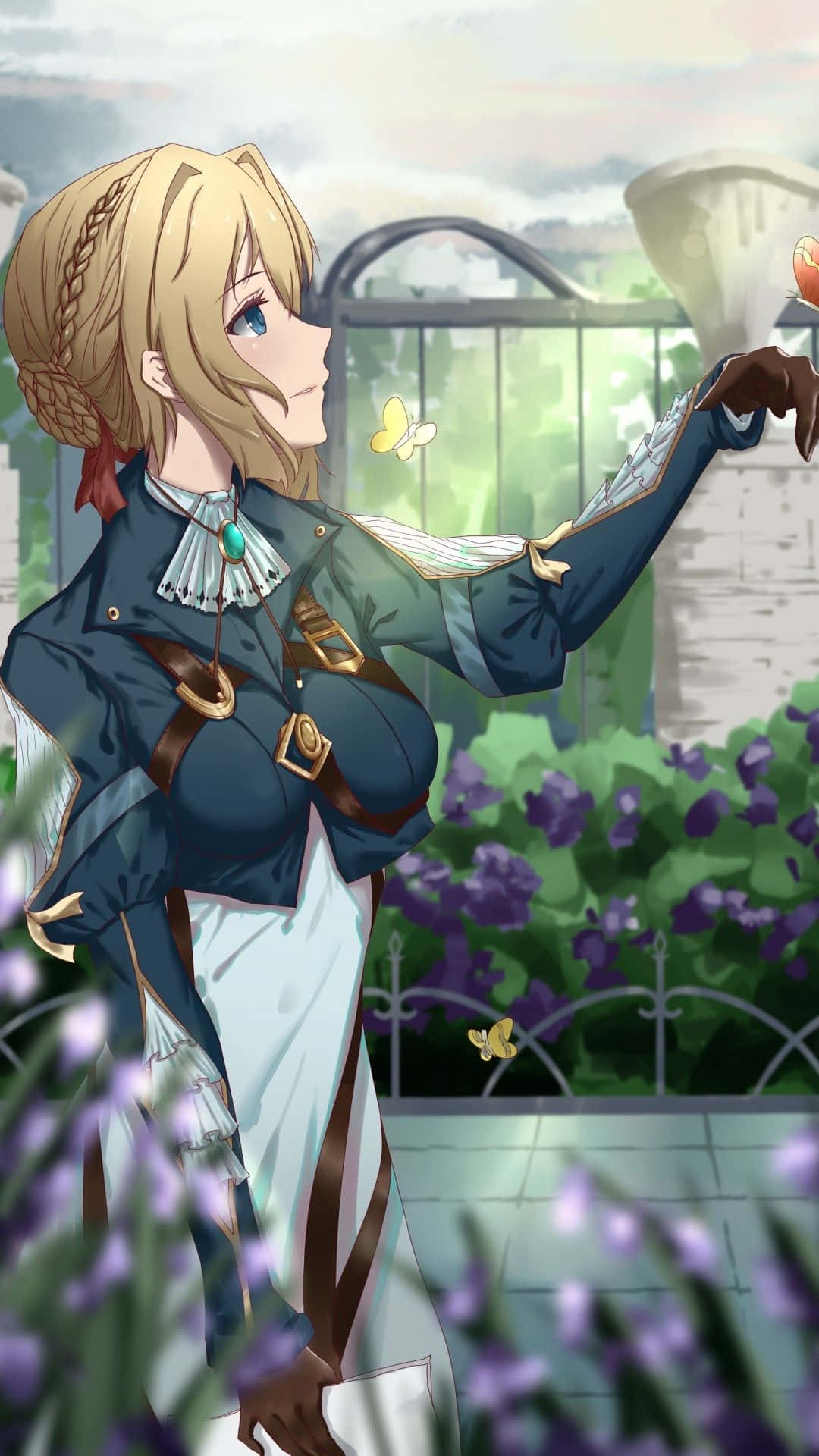 Look Beautiful And Show Off Your Style With Violet Evergarden Iphone Background