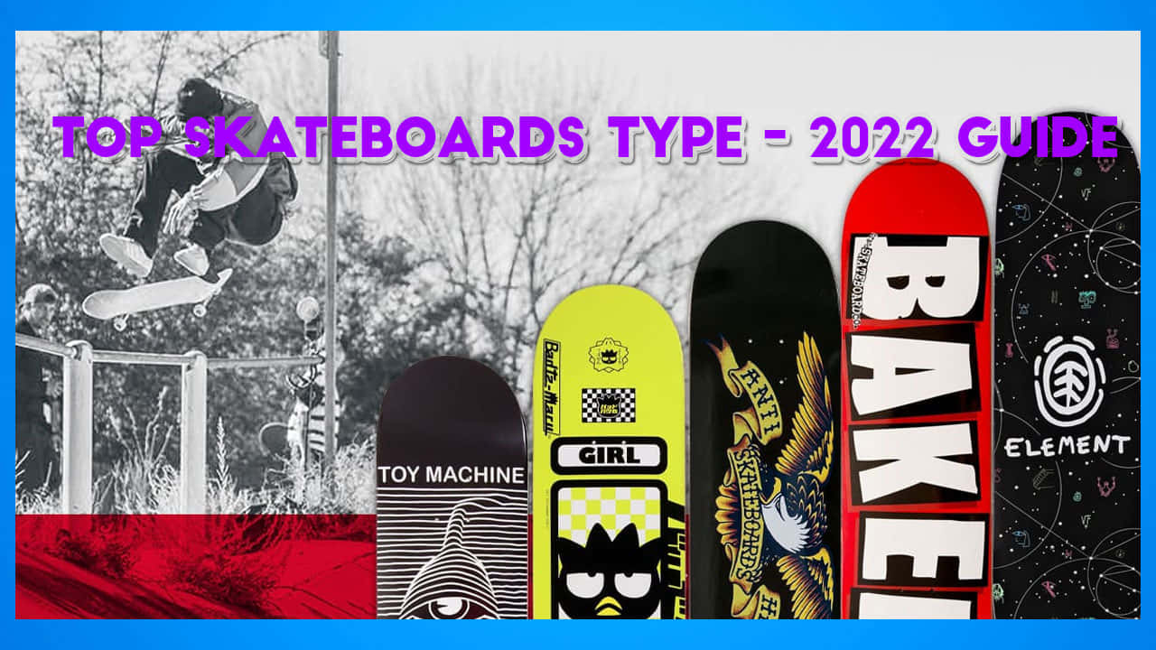 Look Cool While Showing Off Your Favorite Skateboard Brand. Background