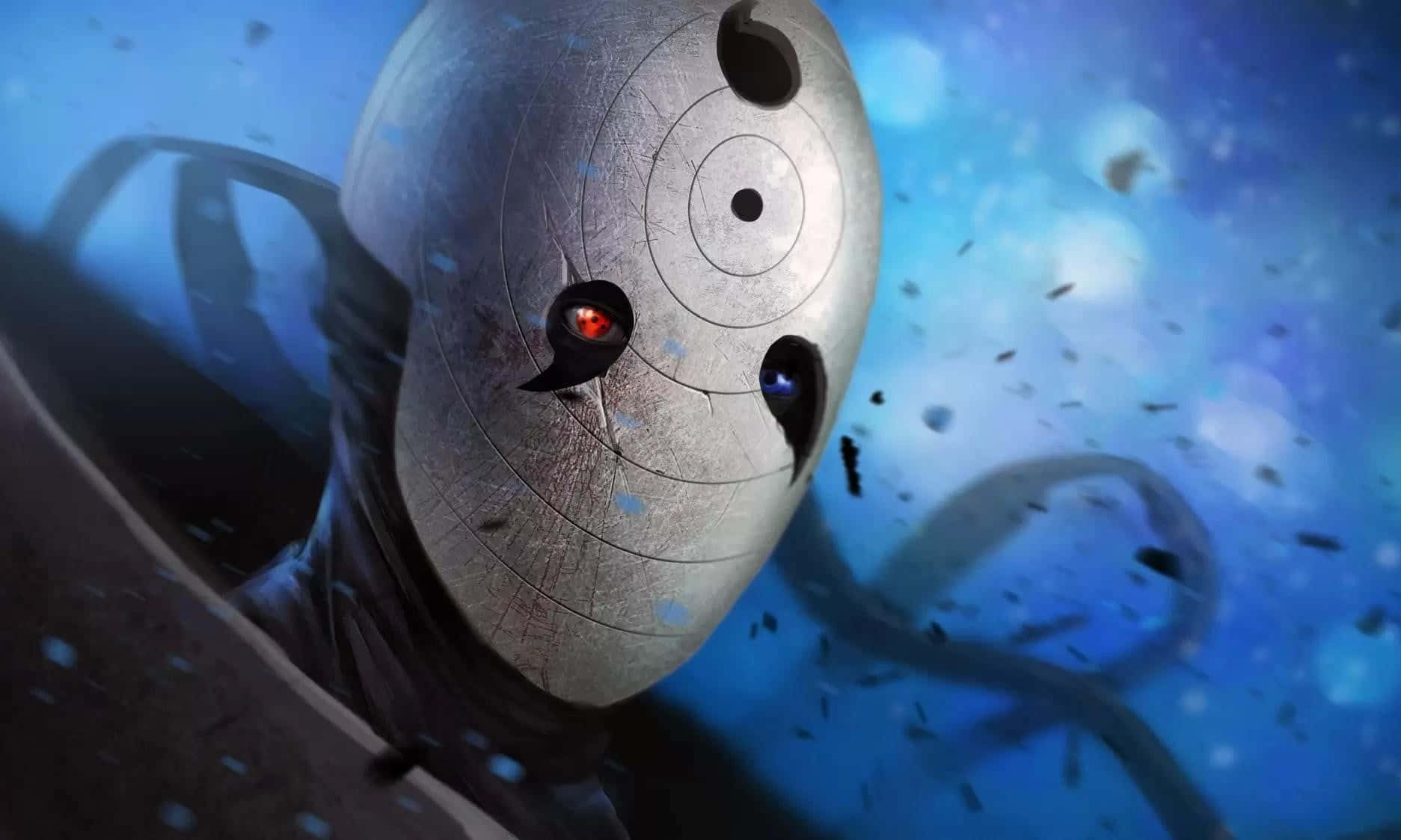Look Fashionable And Practice Safety At The Same Time With The Stylish Tobi Mask. Background