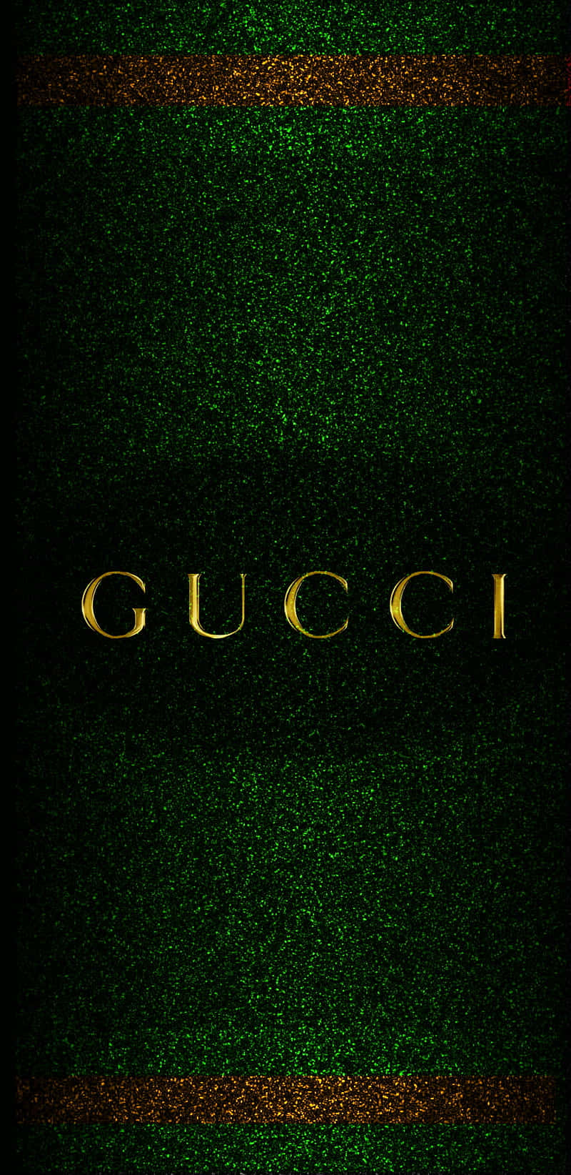 Look Fashionable In This Vibrant Green Gucci Design Background