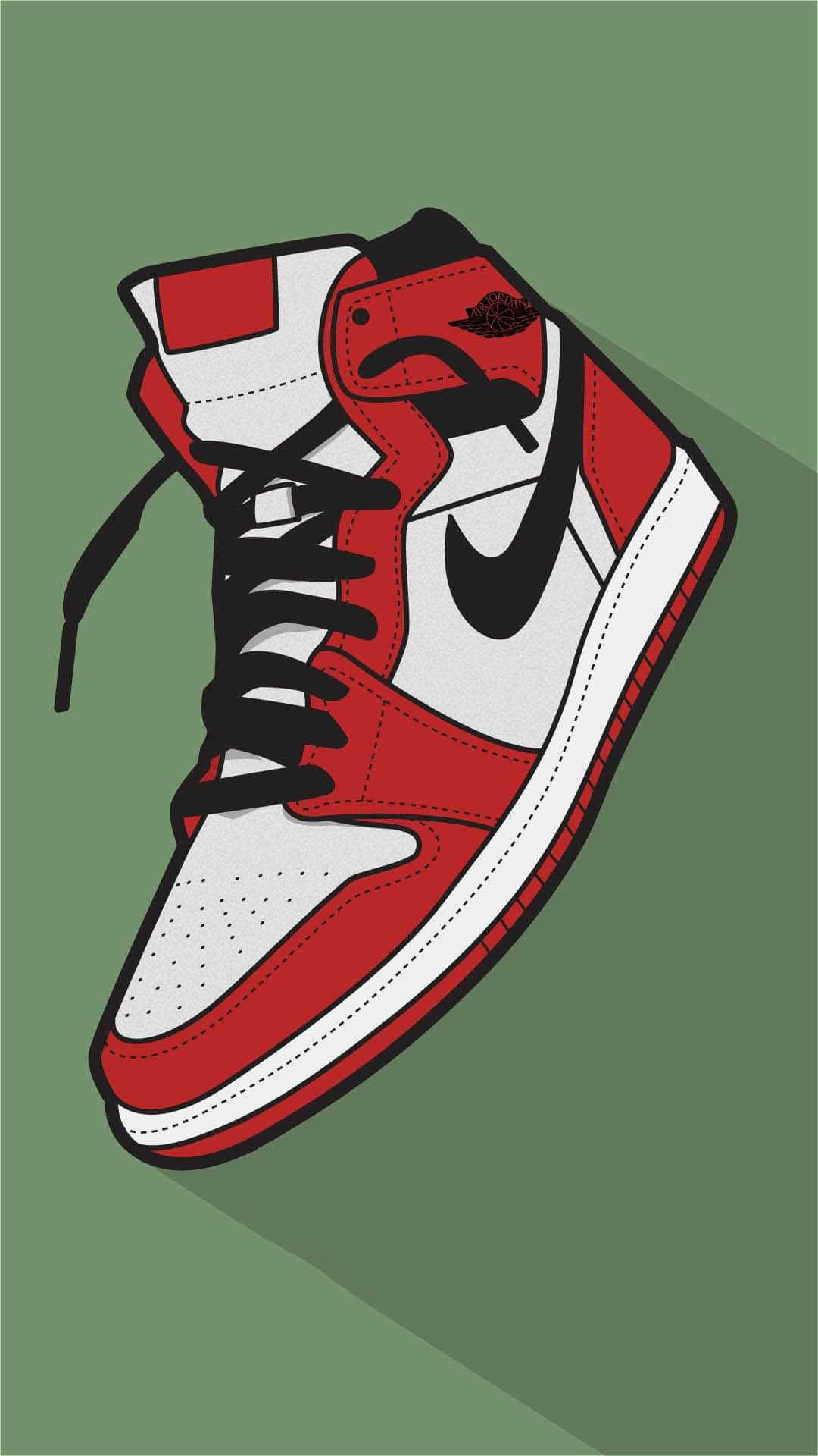 Look Fly With Dope Jordan Shoes Background