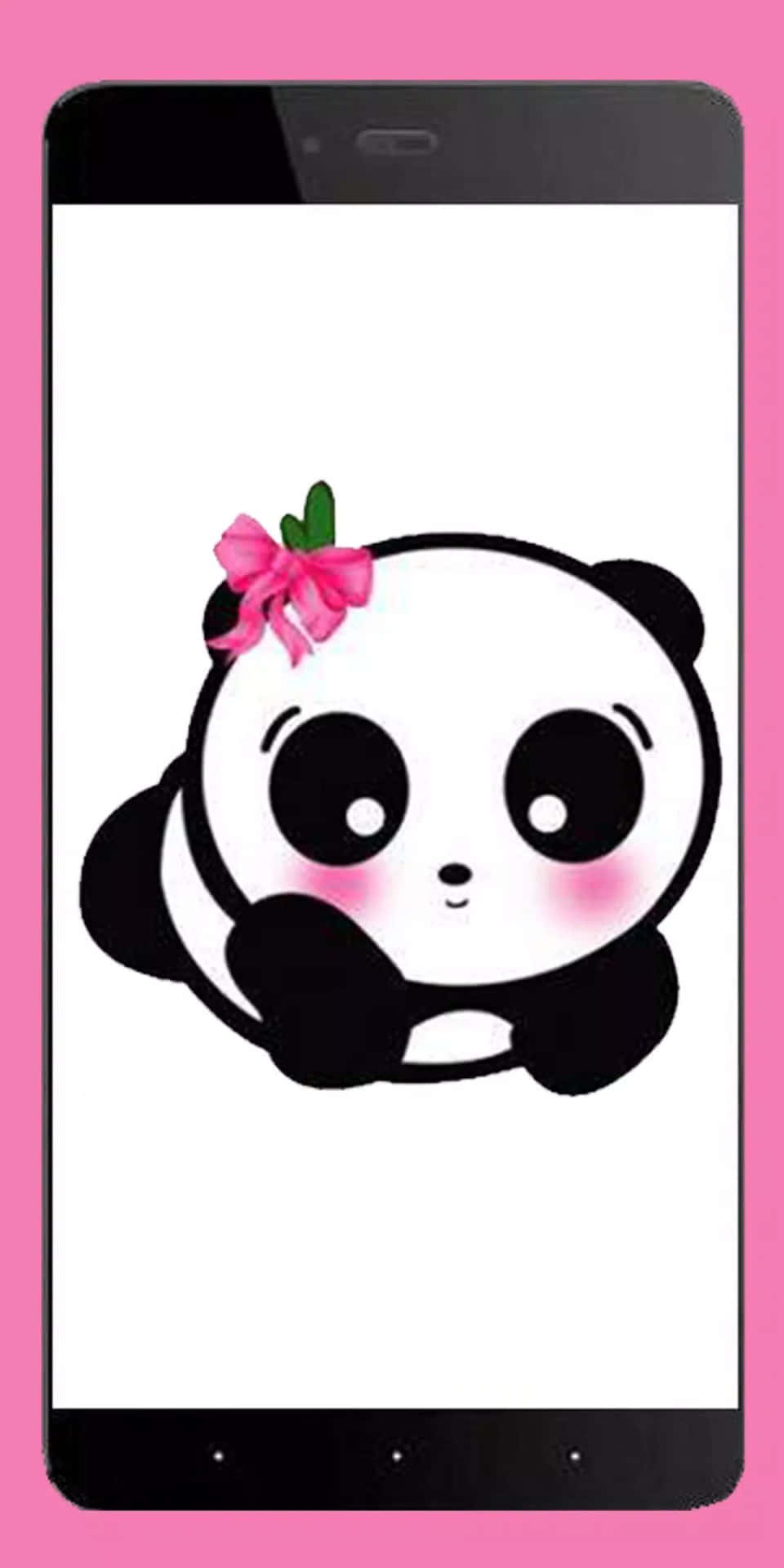 Look How Adorable This Girly Panda Is! Background