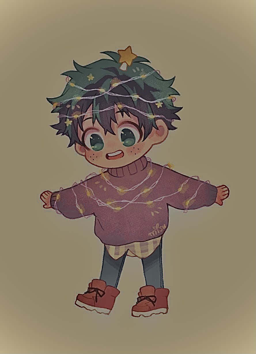 Look How Cute Baby Deku Is! Background