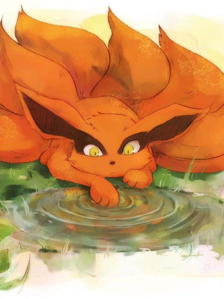 Look How Cute Kurama Is! Background