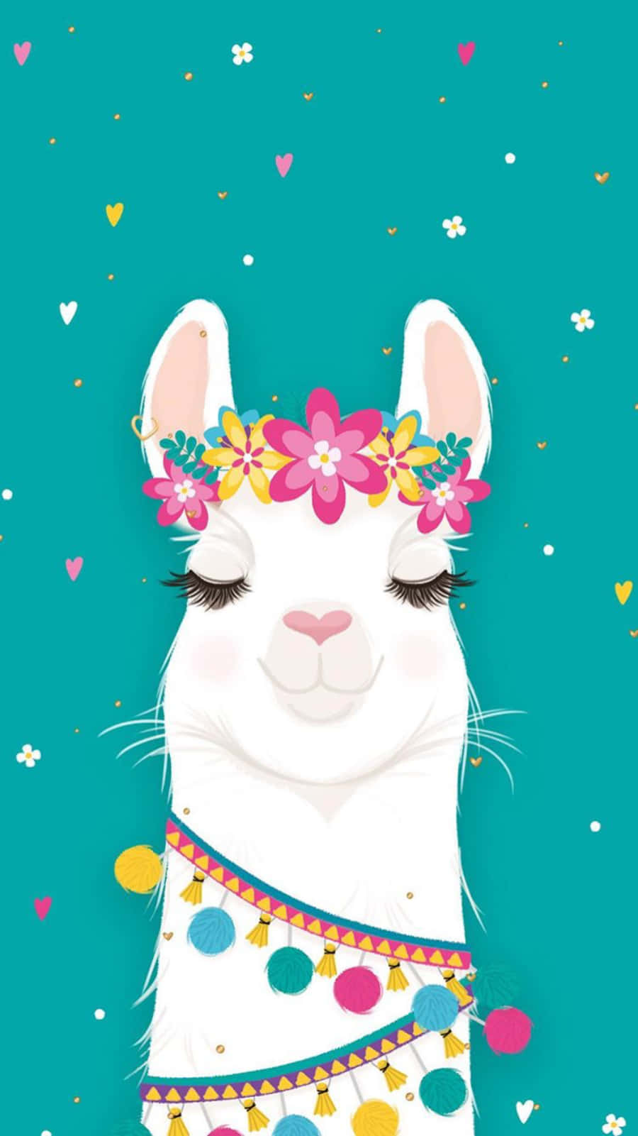 Look How Cute This Llama Is! Background
