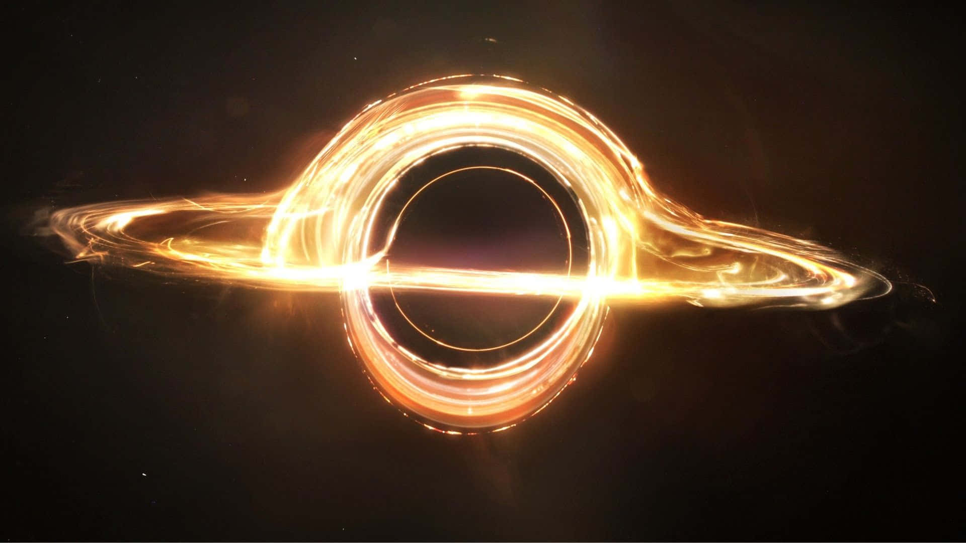 Look Into The Dark Abyss Of The Interstellar Black Hole Background