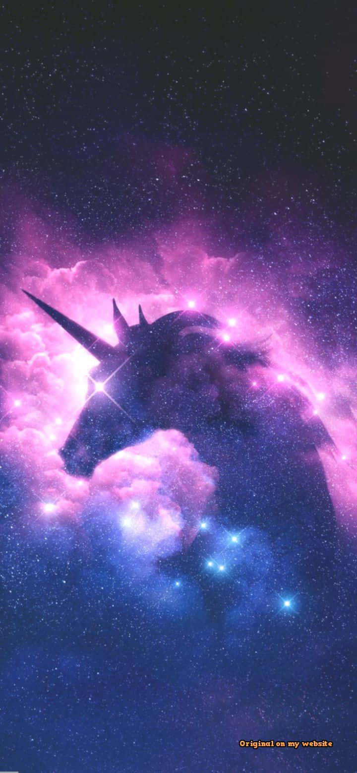 Look Out For The Magical Purple Unicorn! Background