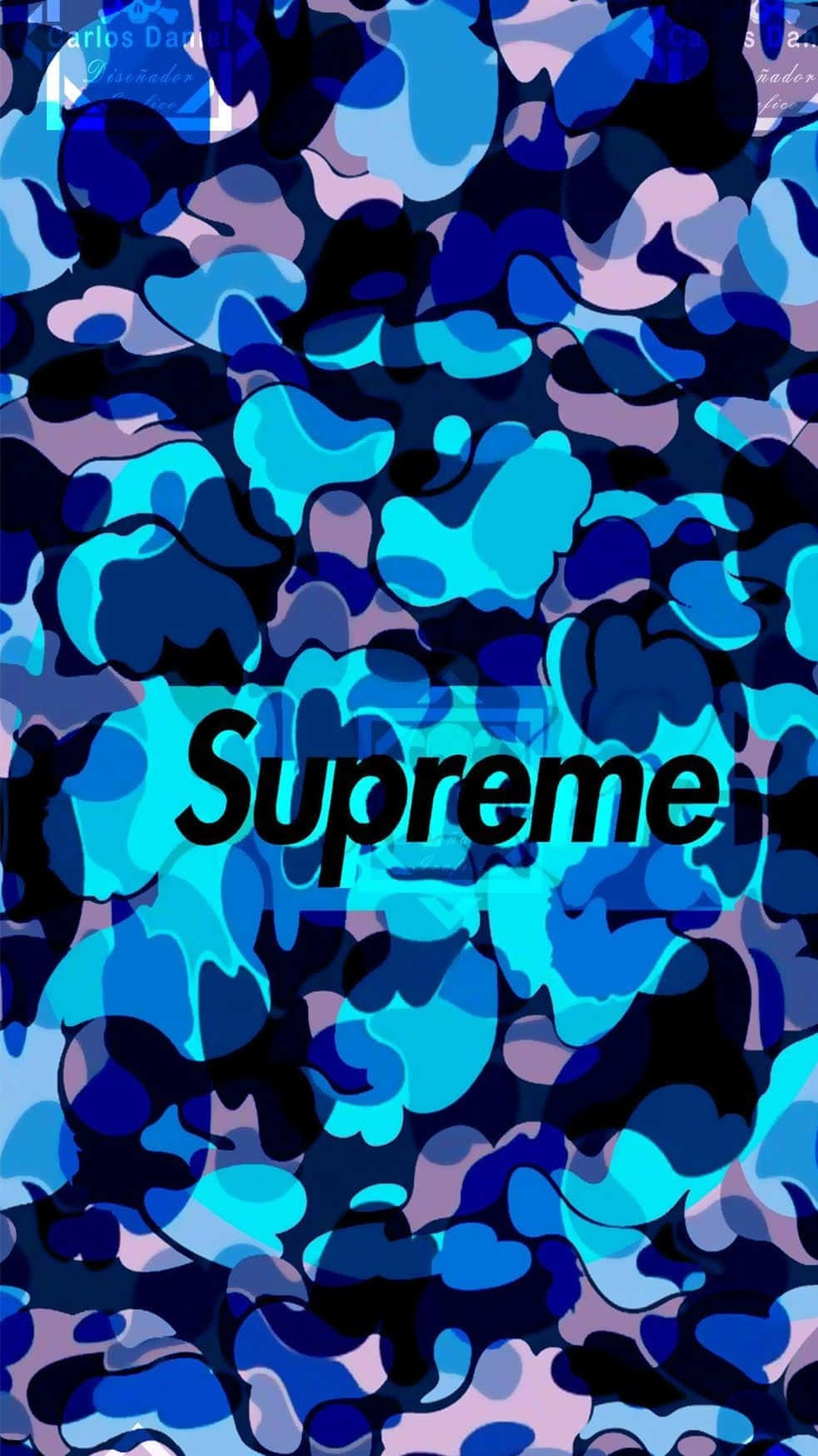 Look Stylish And Stand Out From The Crowd With The Blue Hypebeast Streetwear Look. Background