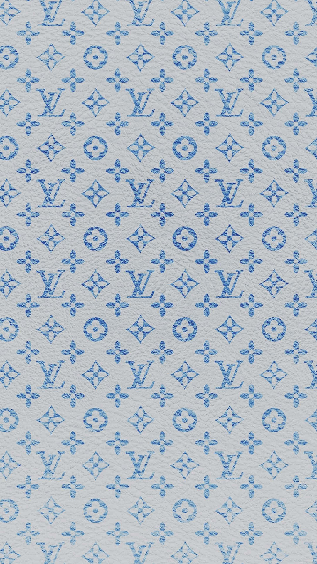 Look Stylish In Louis Vuitton's Classic Blue Background