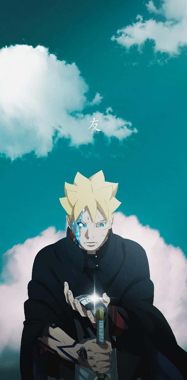 Look To The Future With Adult Boruto Background