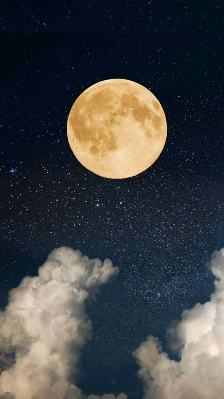 Look Up And See The Magical Night Sky Background