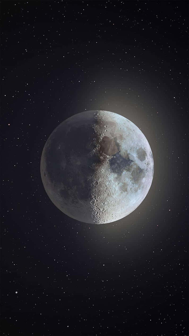 Look Up To The Moon When You Have The Latest Iphone Background