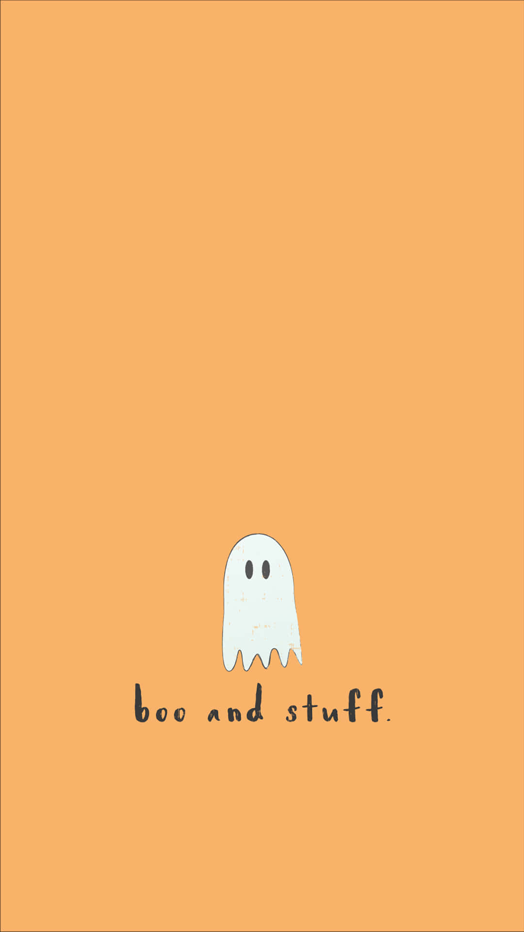Look Who's Here! A Cute Ghost Is Ready To Give You A Spooky Surprise This Halloween. Background