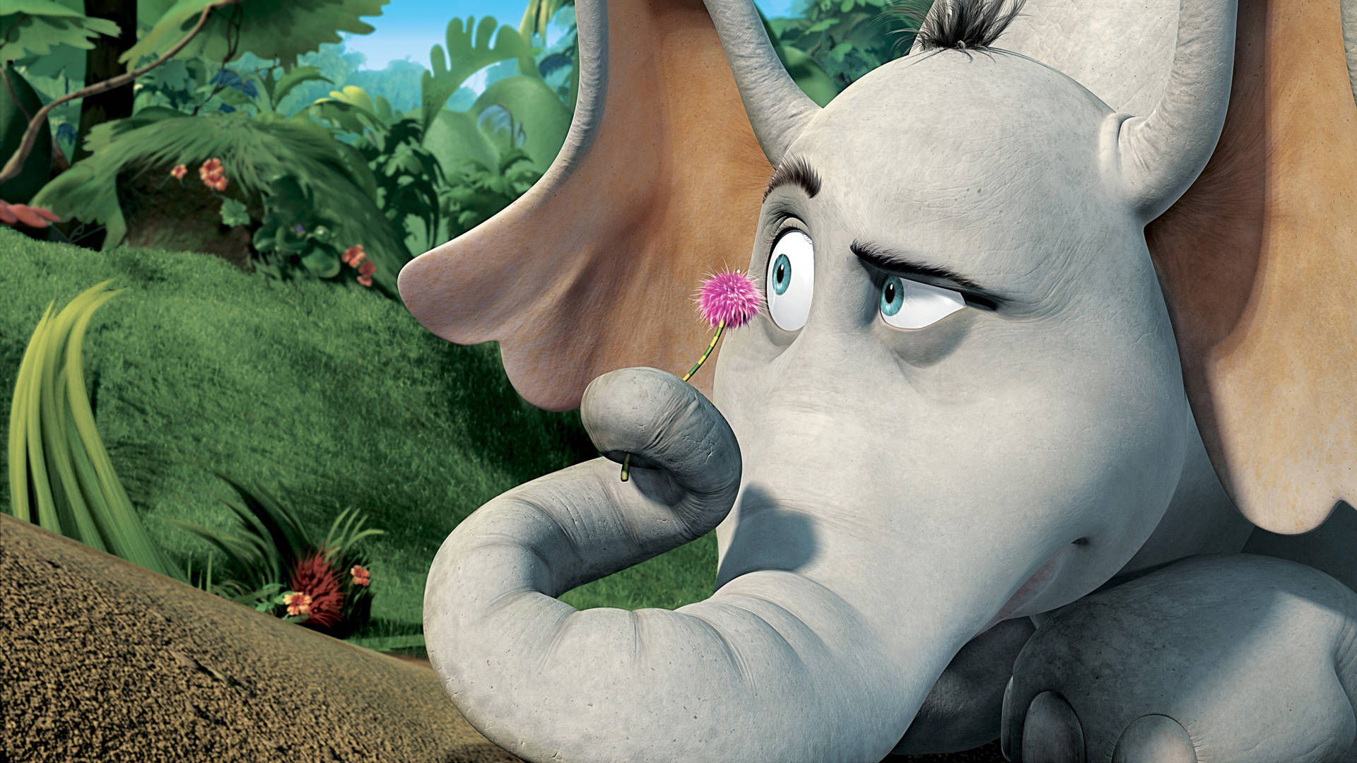 Looking At Flower Horton Hears A Who