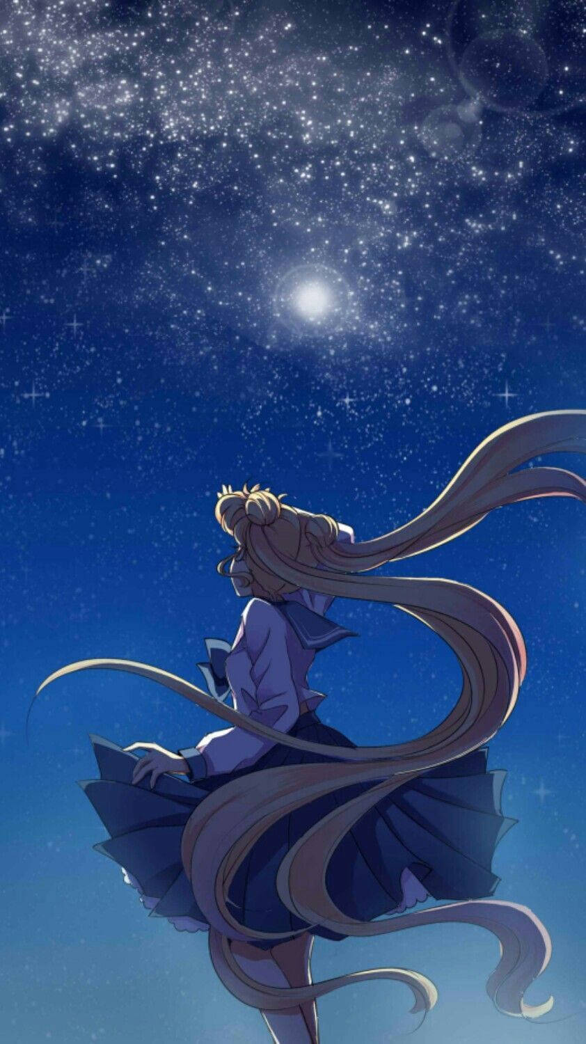 Looking At Stars Sailor Moon Iphone