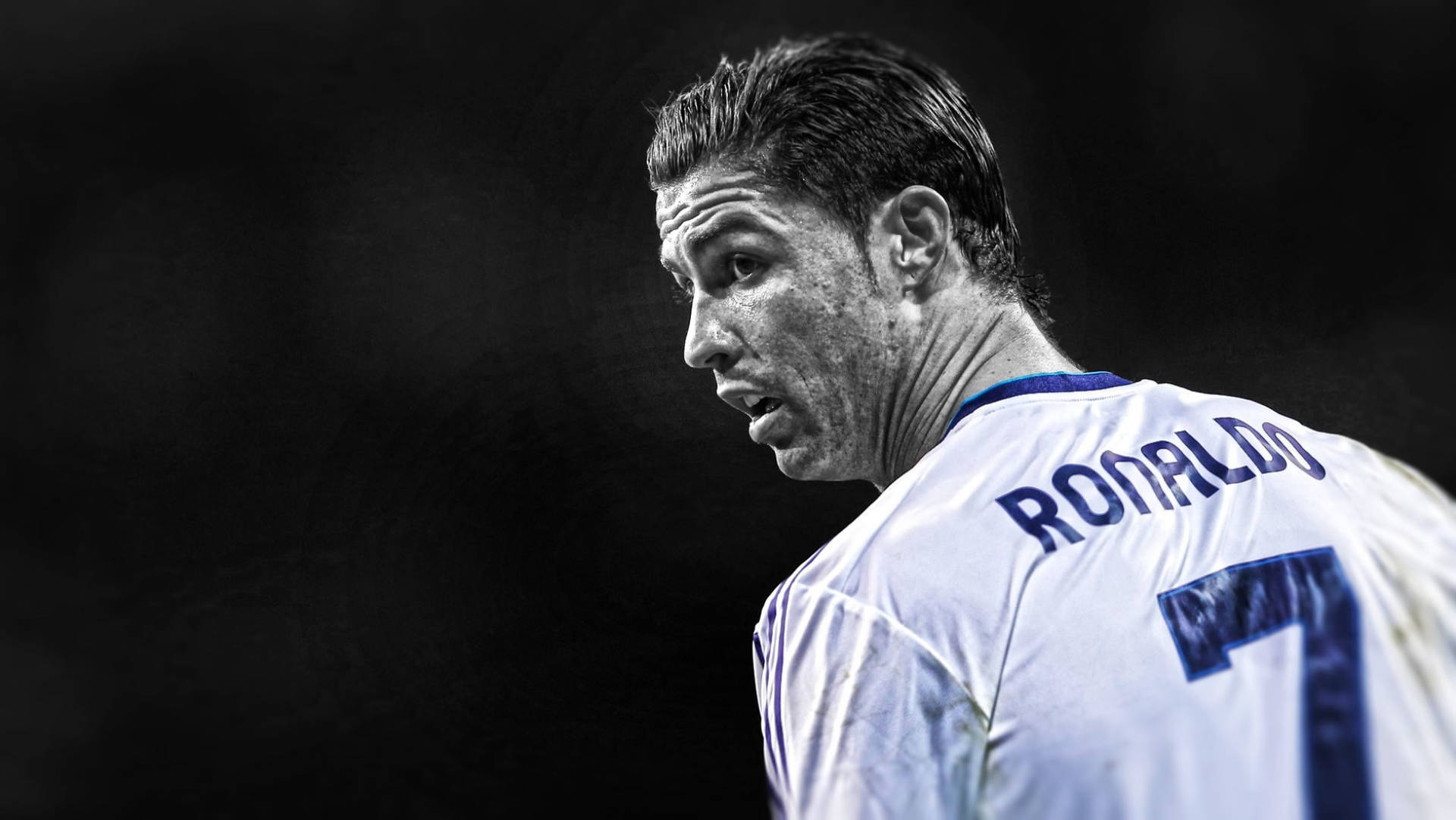 Looking Back Over His Shoulder Cr7 3d Background