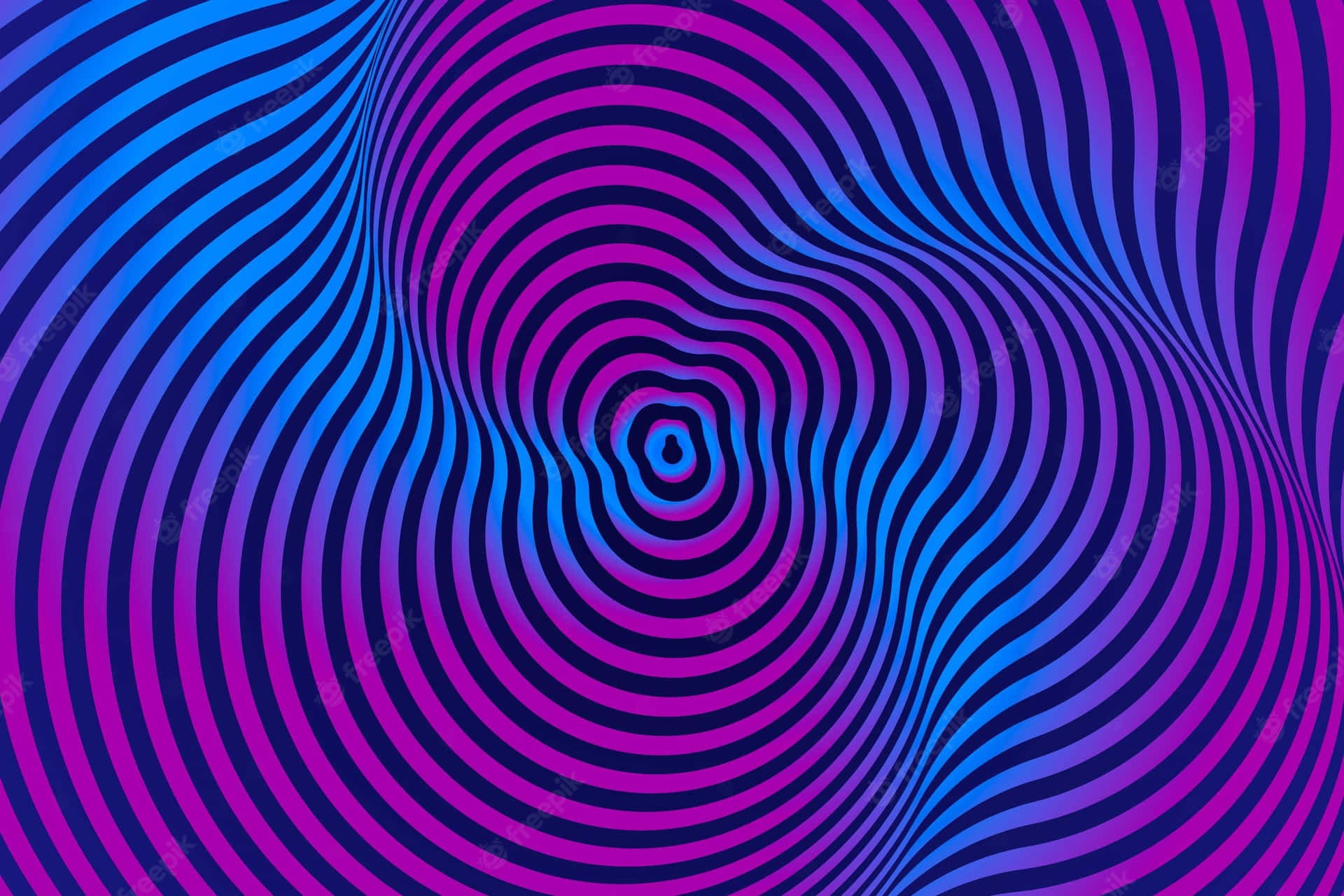 Looking Into The Psychedelic Colors Background