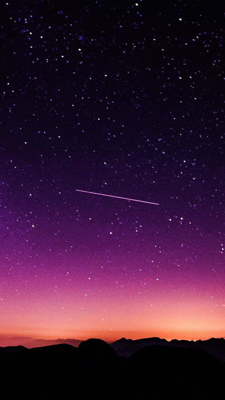 Looking Up At The Stars, Watching The Galaxy Sky Background