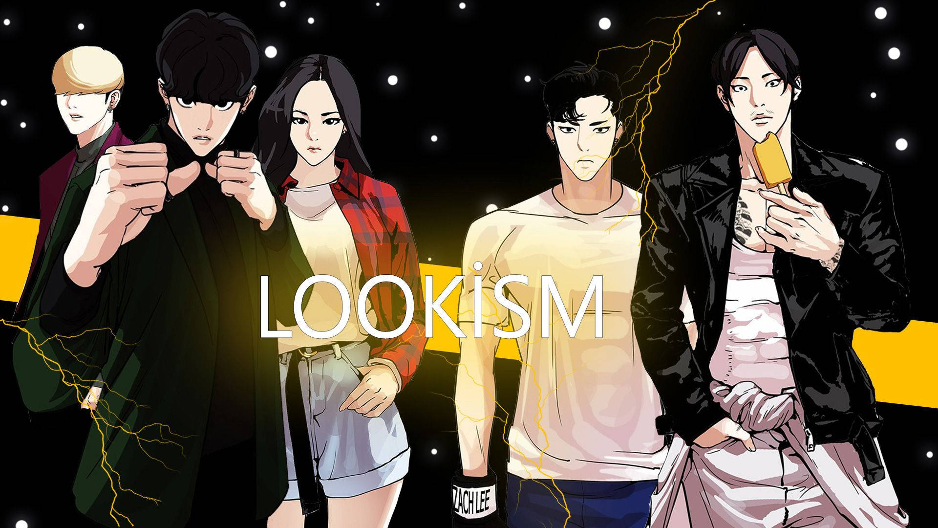 Lookism Characters Illustration Background