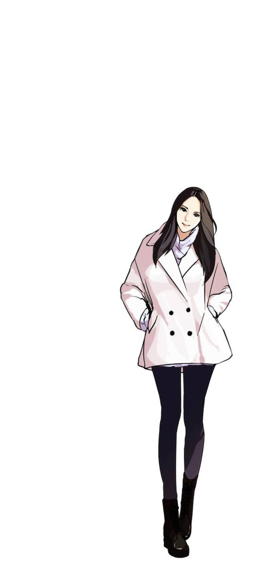 Lookism Crystal In Coat Background