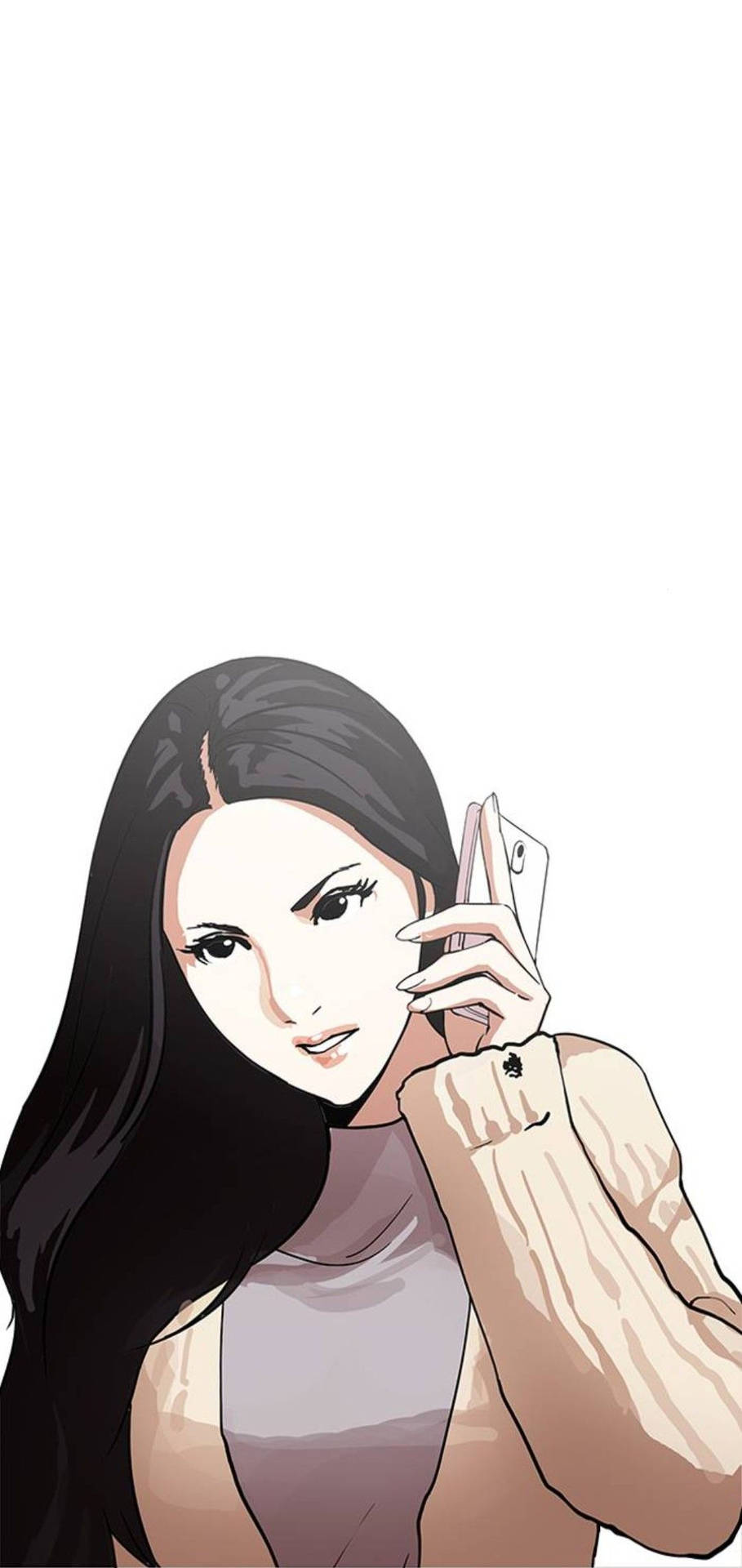 Lookism Crystal On Phone Background