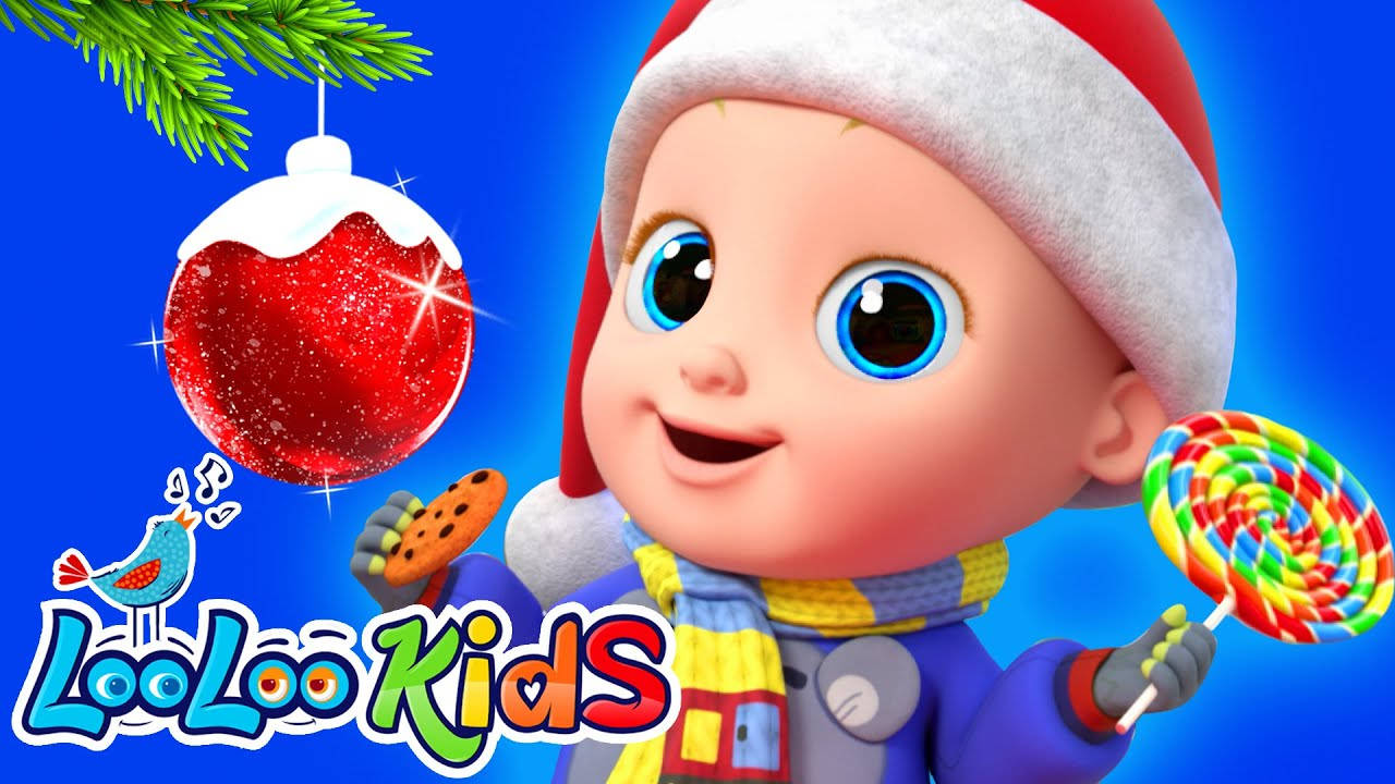 Looloo Kids Christmas Candy Background