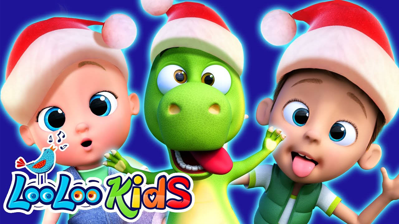 Looloo Kids Silly Christmas Hats Background