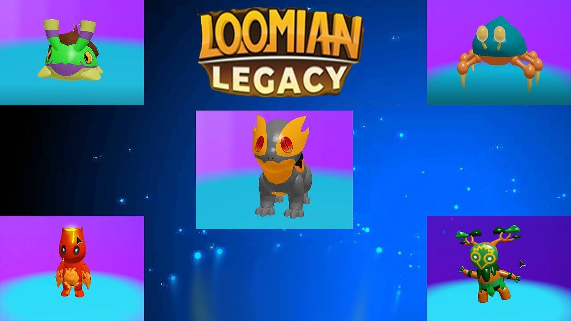 Loomian Legacy Creatures Blue Art