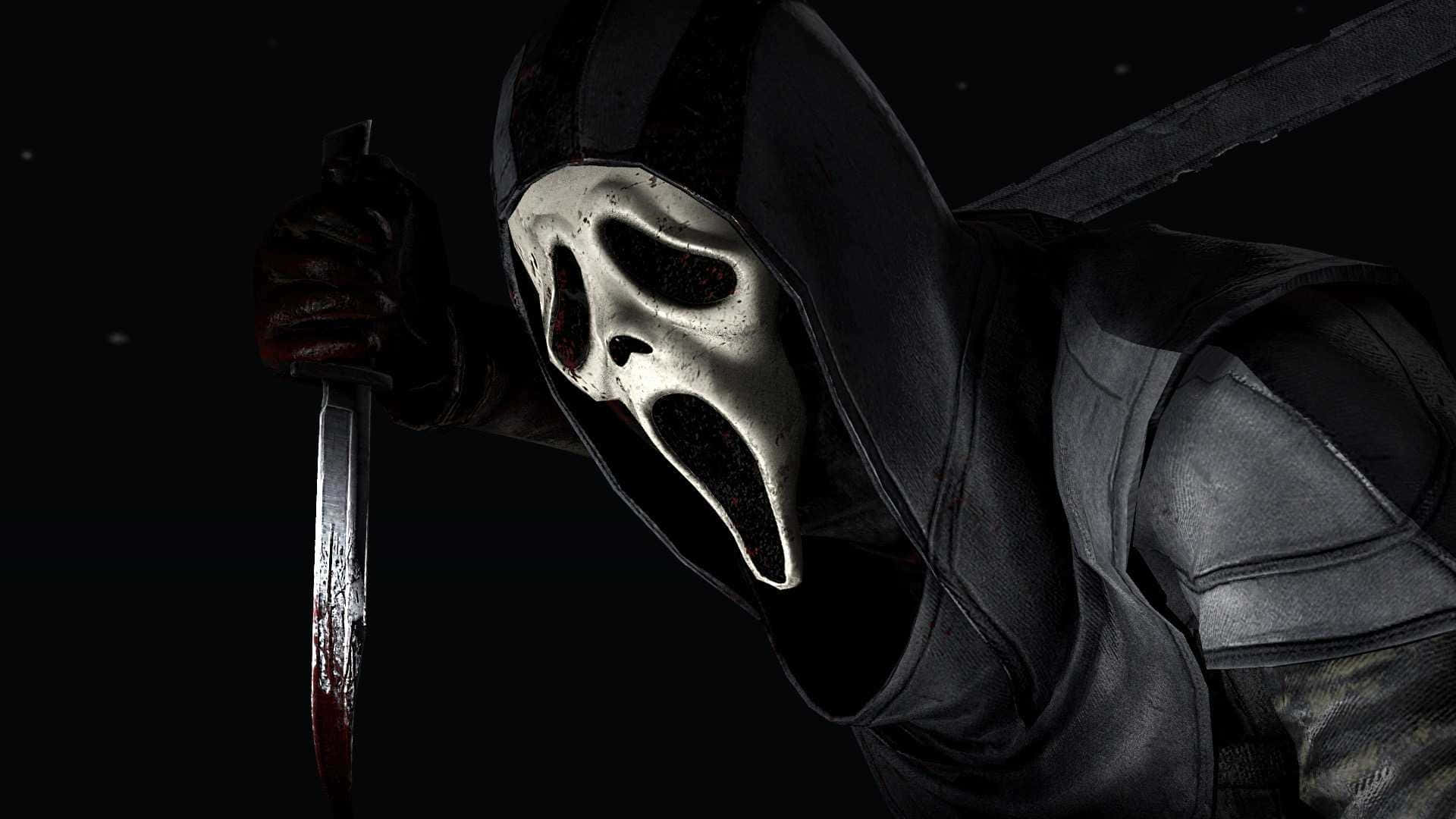 Looming Ghost Face Pfp Background
