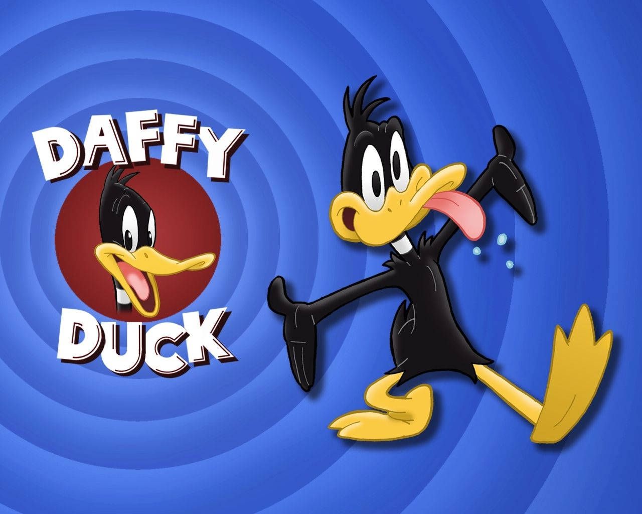 Looney Tunes Daffy Duck Cartoon Cover Background
