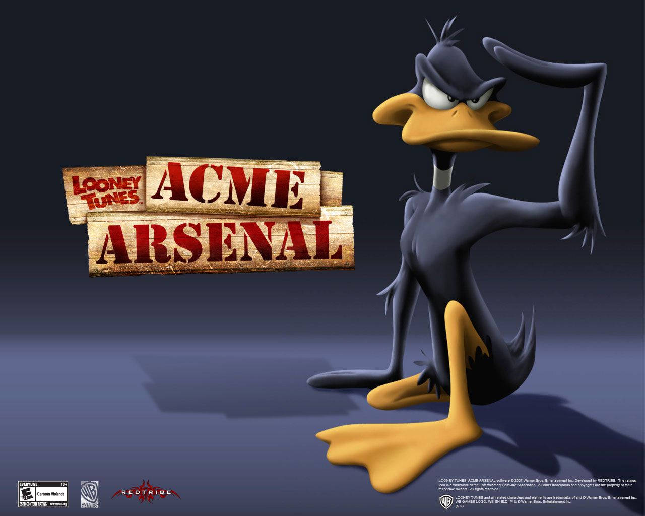 Looney Tunes Daffy Duck Game Cover Background