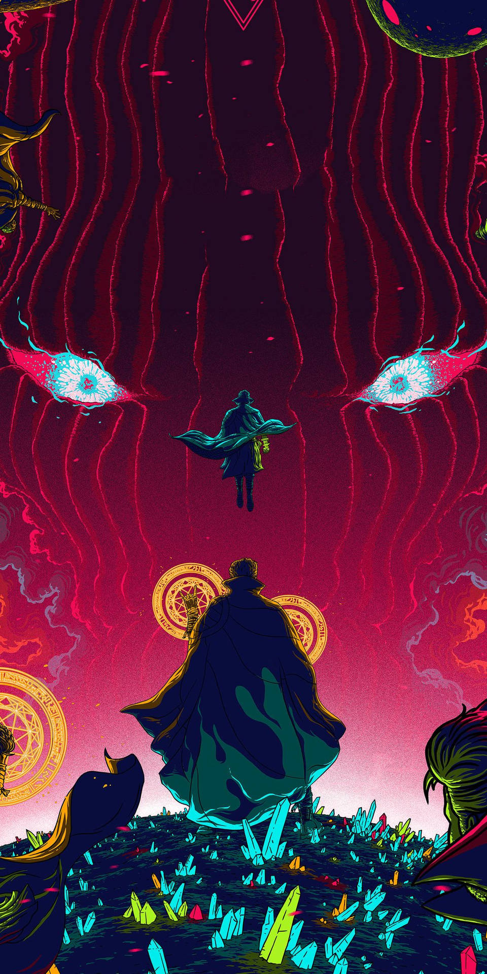 Looping Doctor Strange Minimalist Background