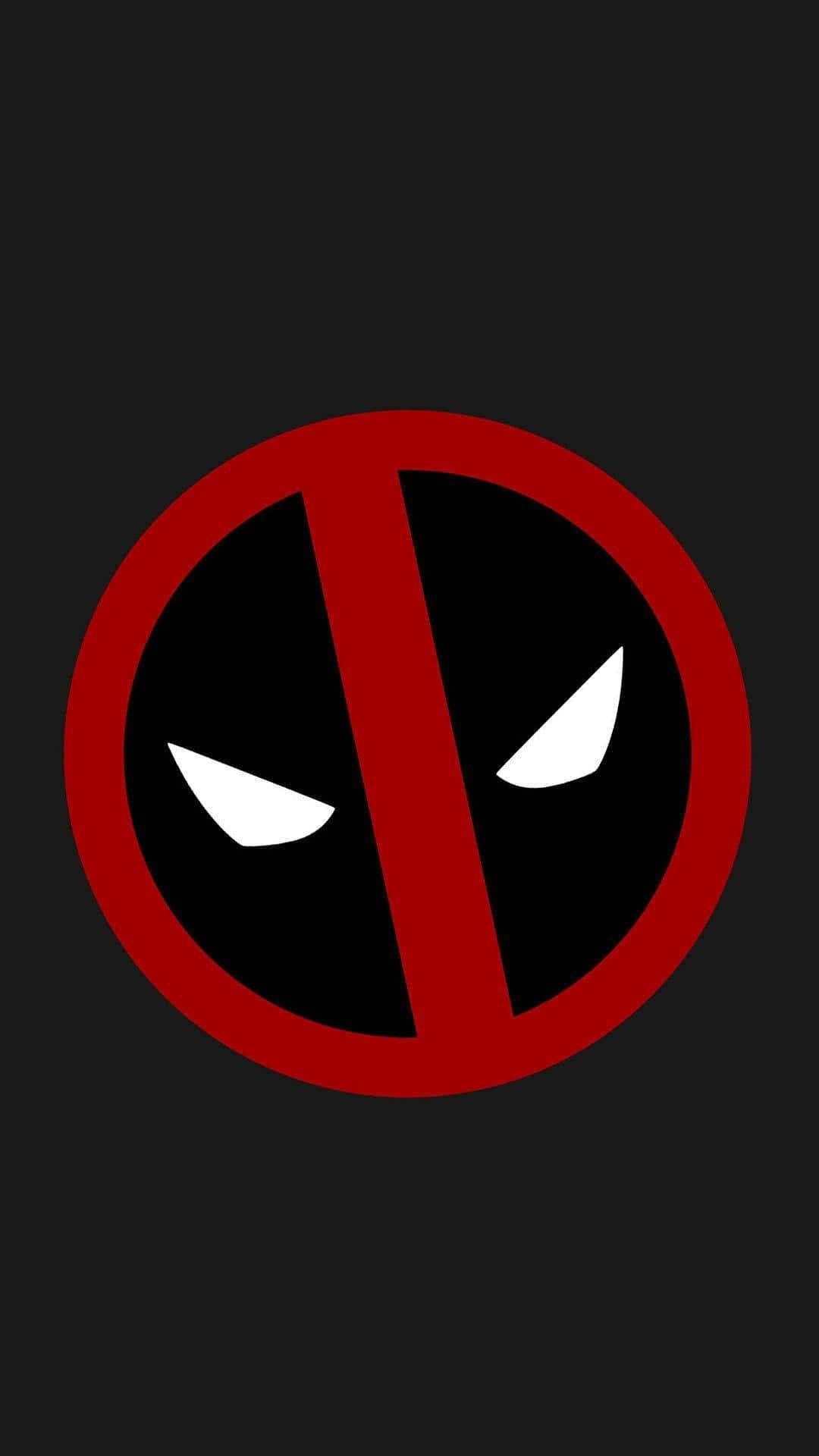 Lopsided Deadpool Logo Background