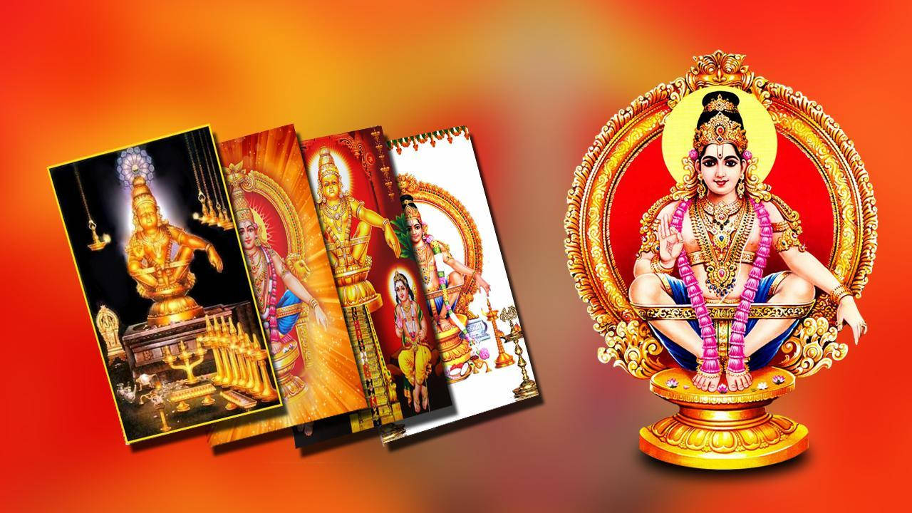Lord Ayyappa Card Photos Background
