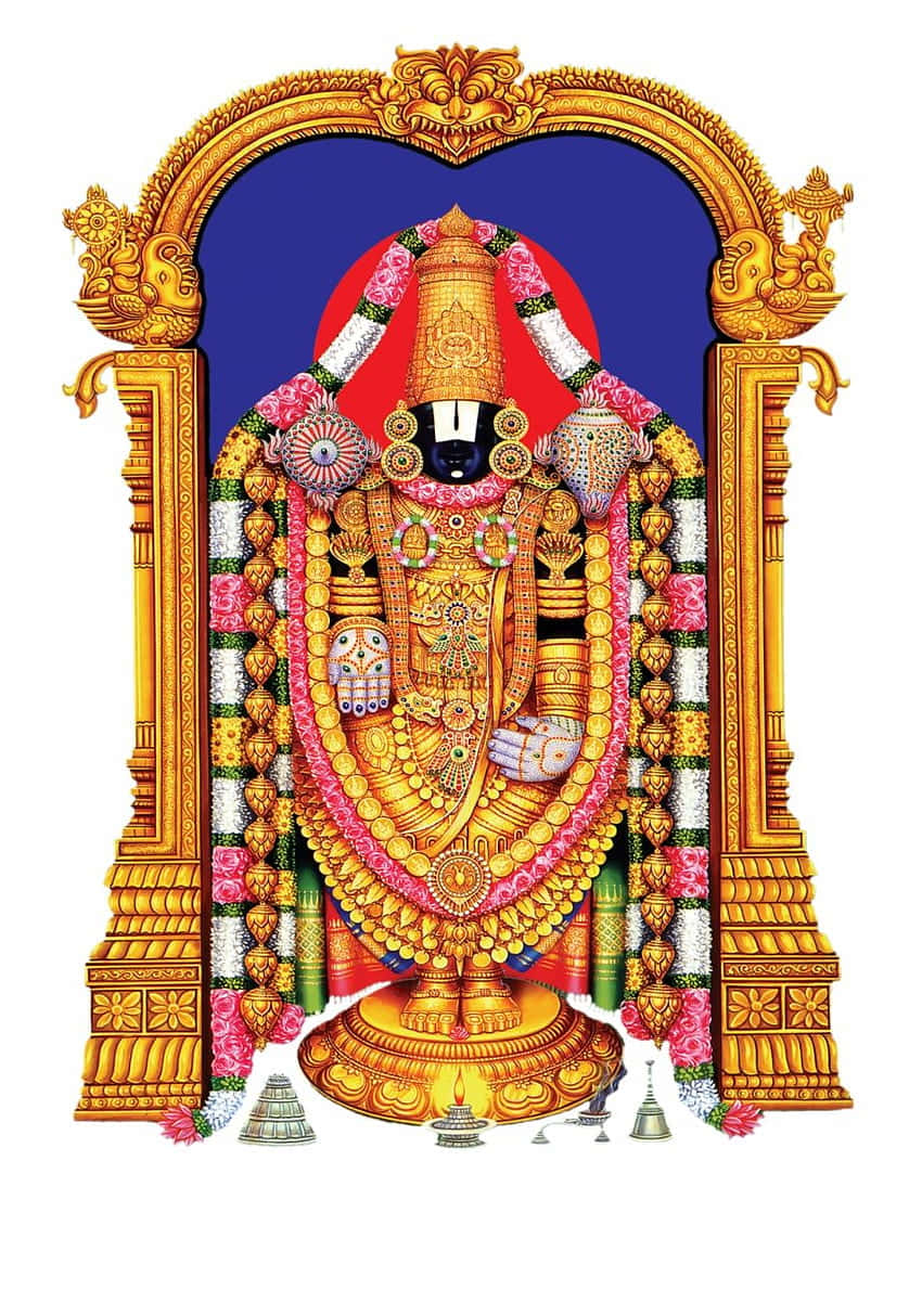 Lord_ Balaji_ Traditional_ Artwork Background