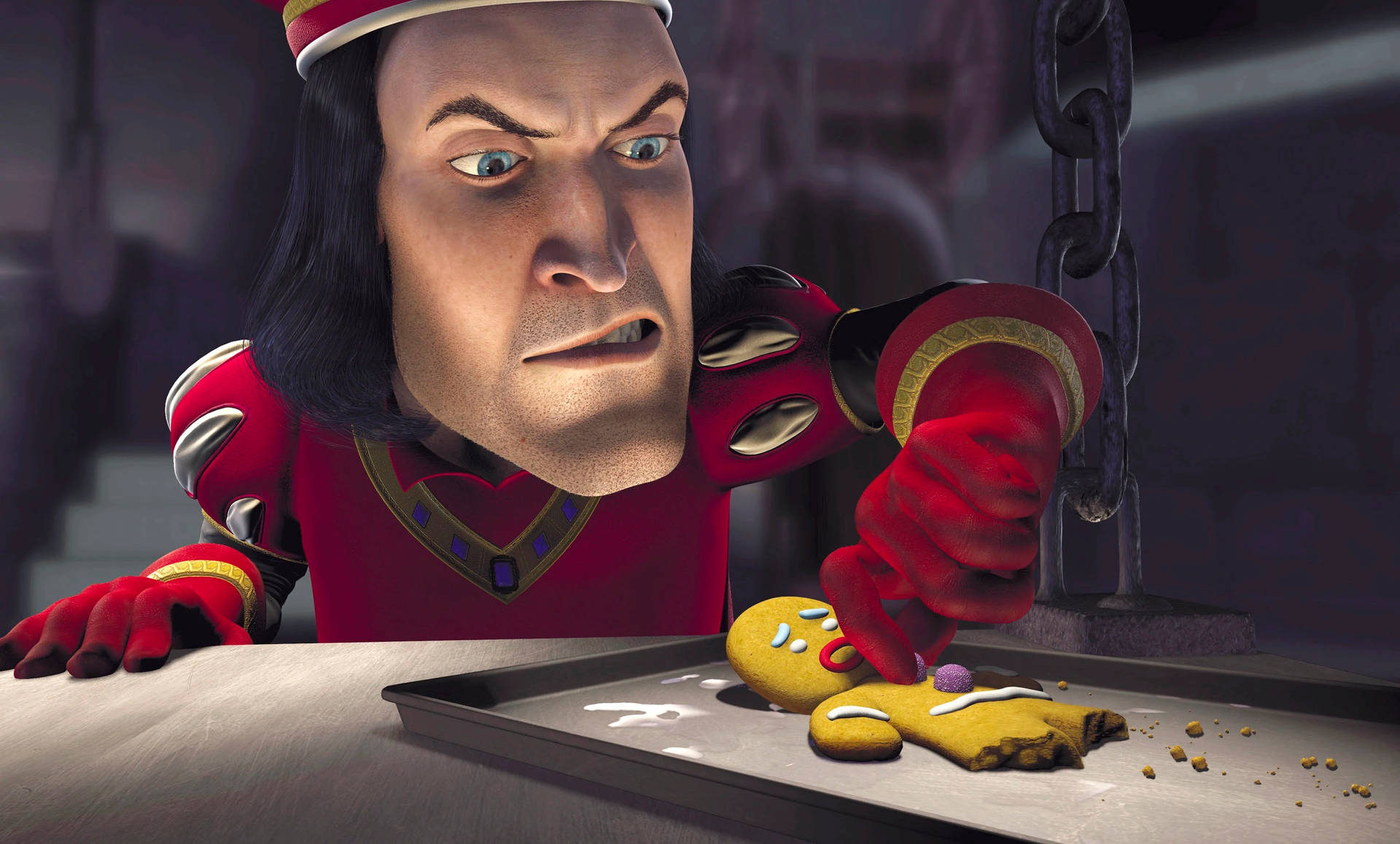 Lord Farquaad And Gingy Background