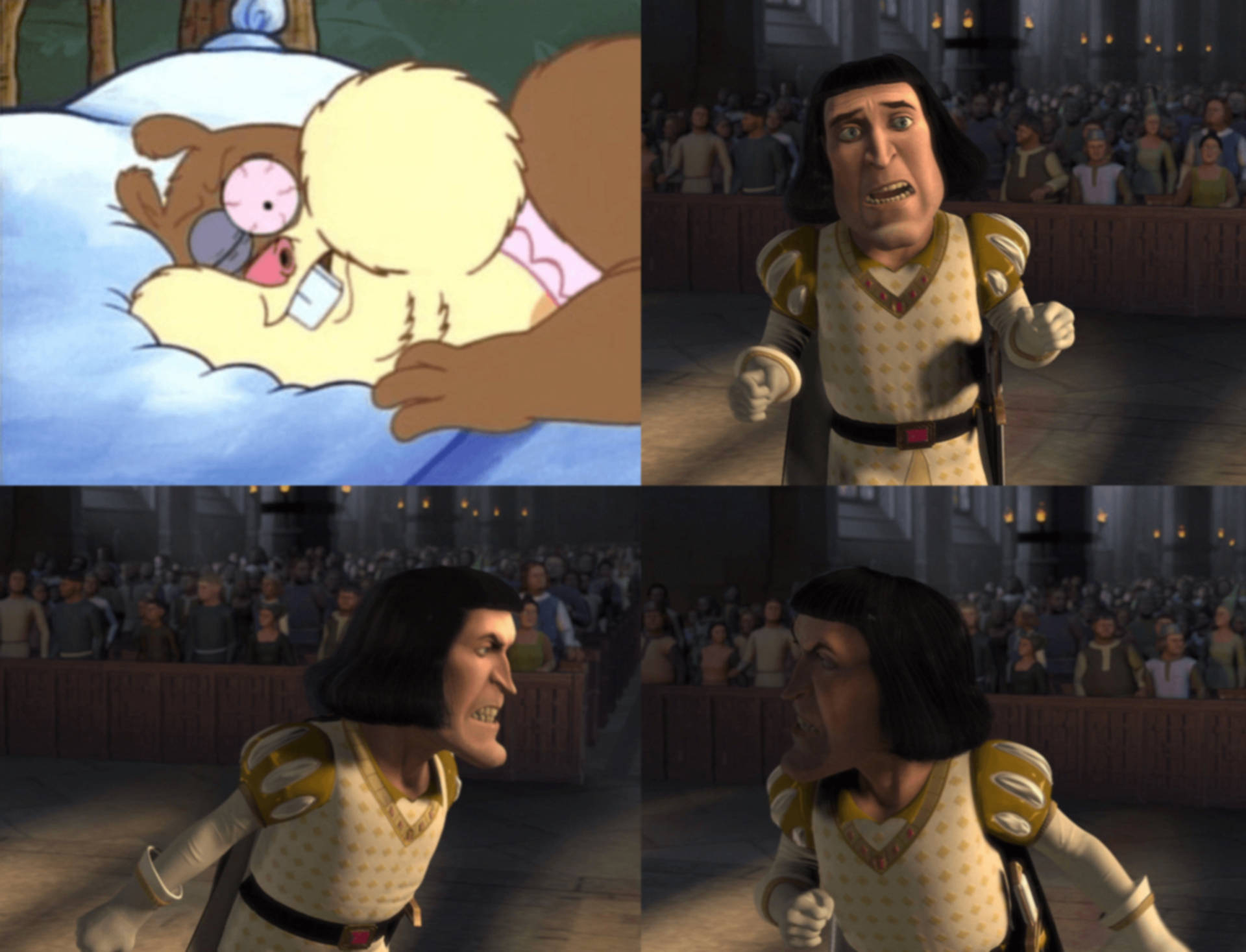 Lord Farquaad Collage Background