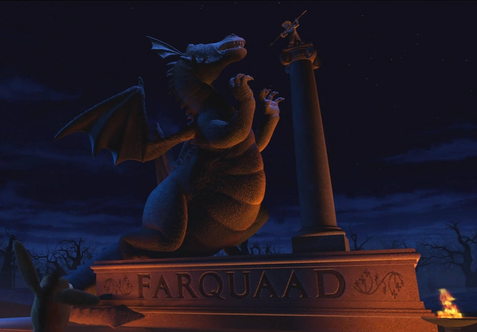 Lord Farquaad Grave Background