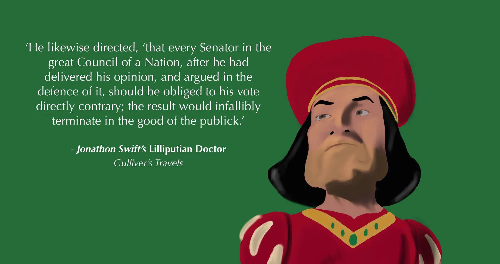 Lord Farquaad Political Quote Background