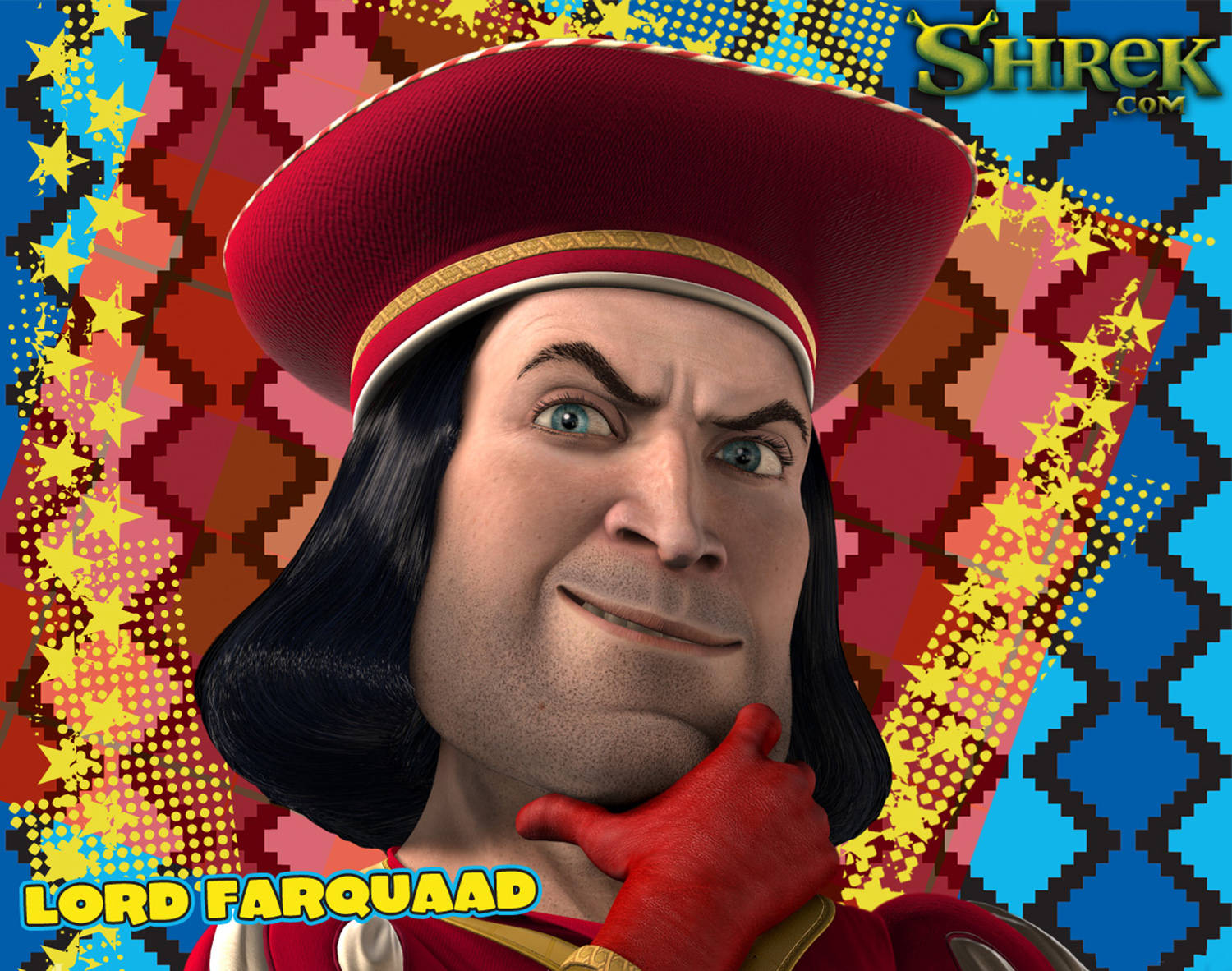 Lord Farquaad Starry Pattern Background