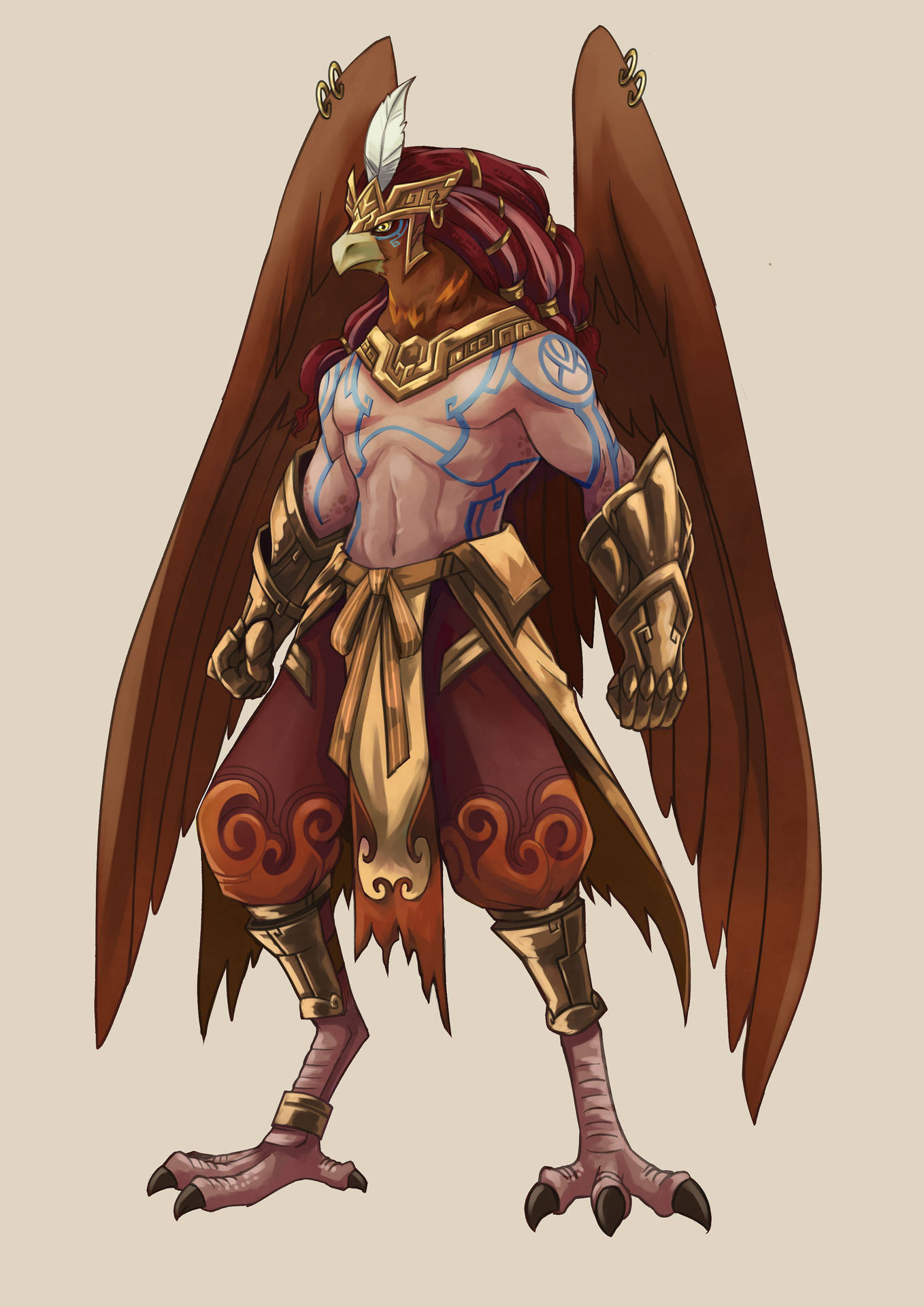 Lord Garuda's Humanoid Form