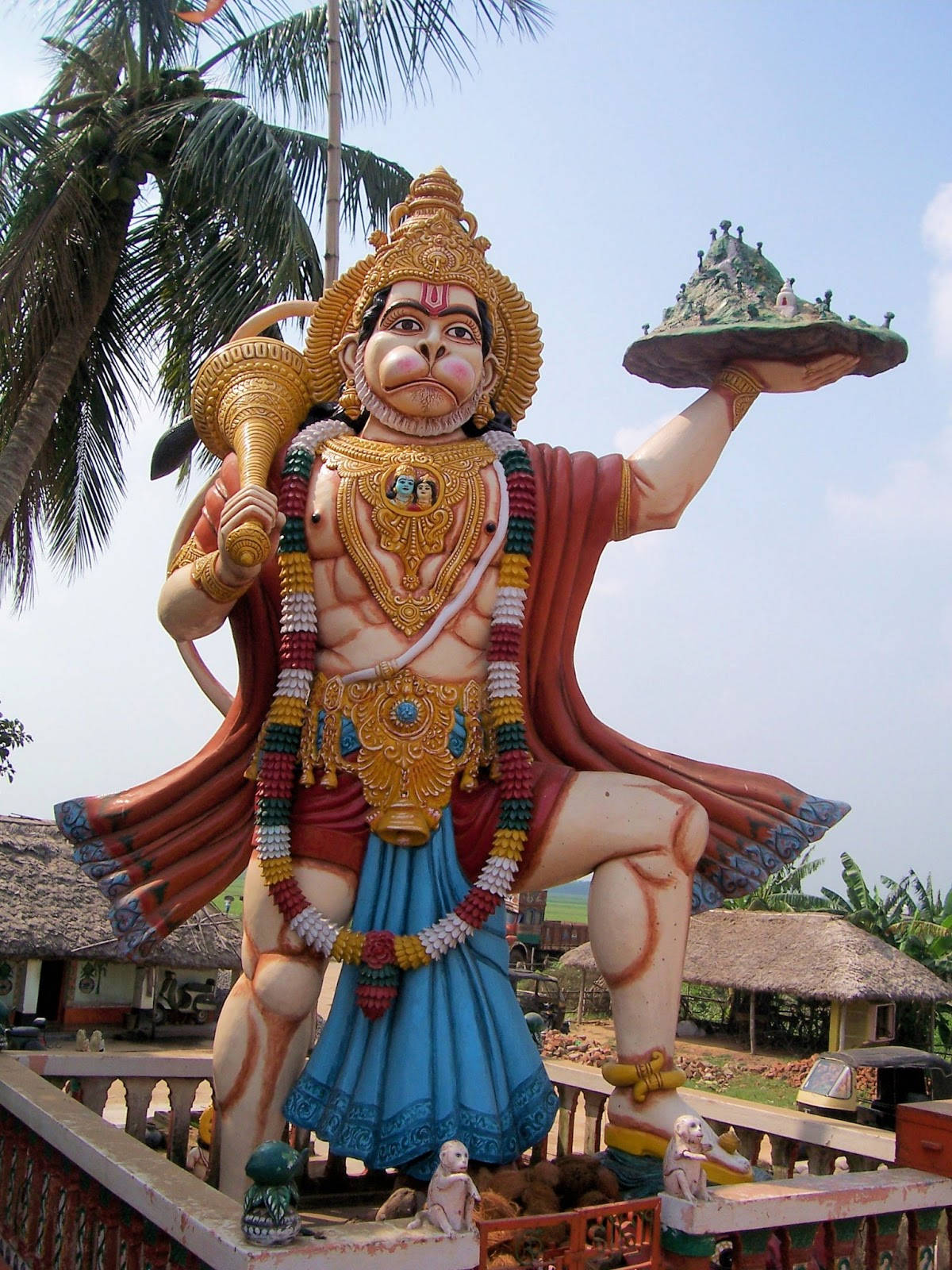 Lord Hanuman 3d Monument