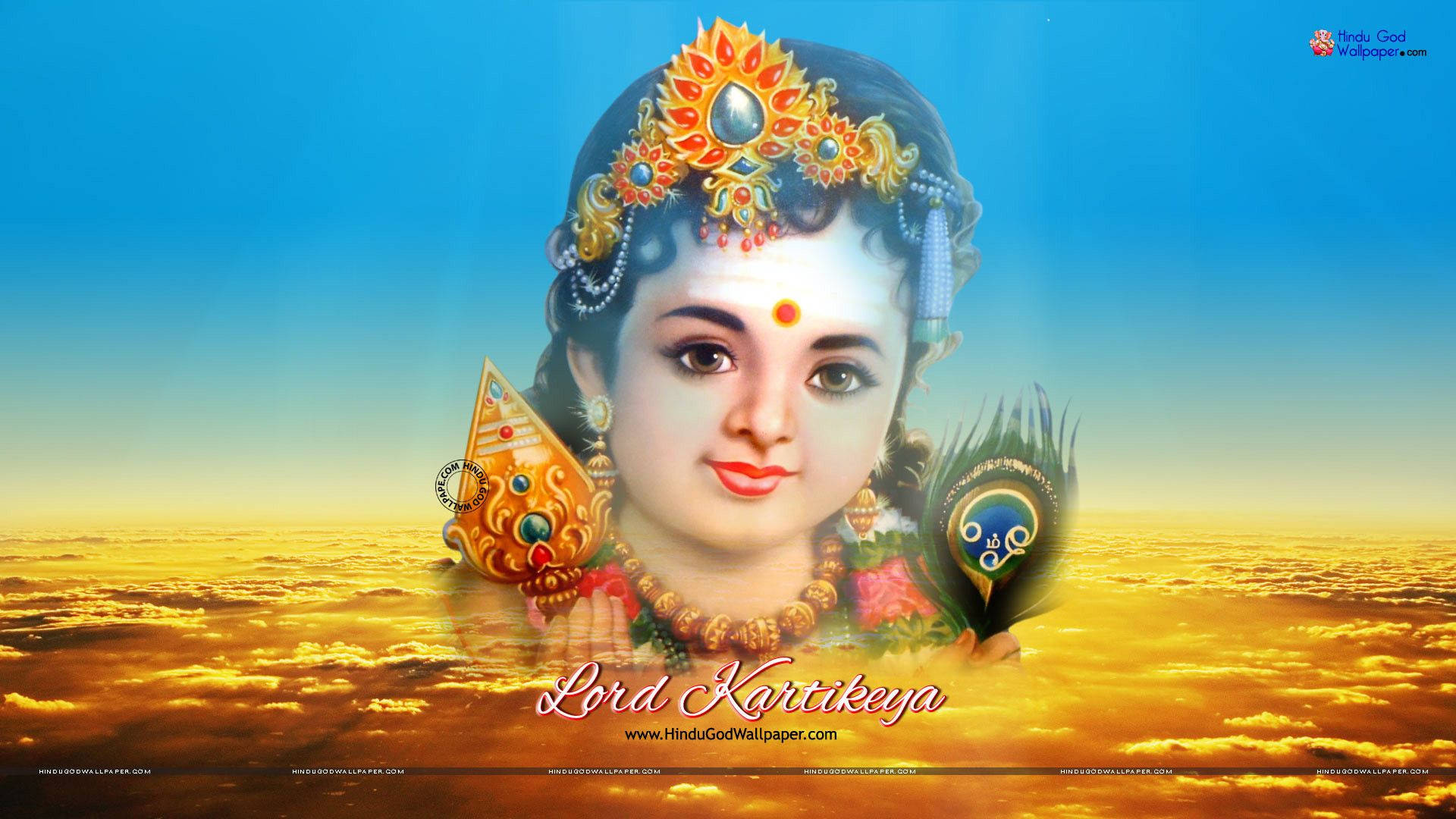 Lord Katikeya Hindu God Background