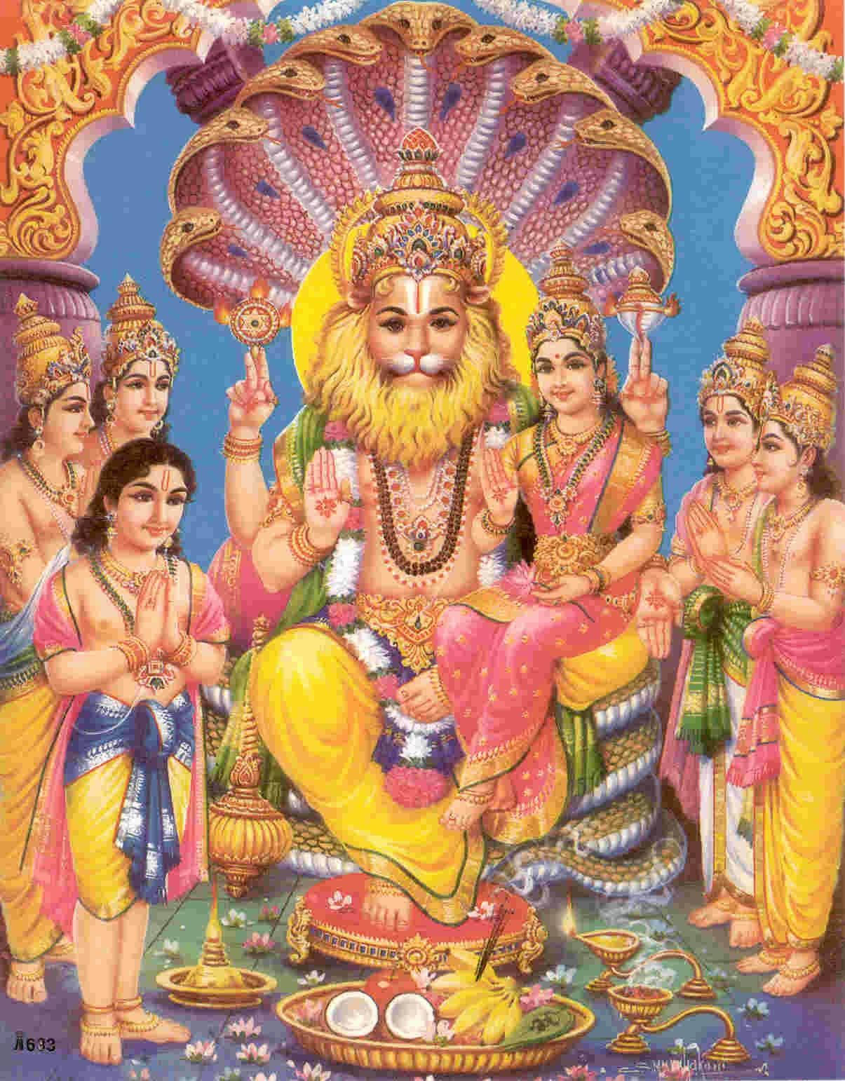 Lord Narasimha And Deities