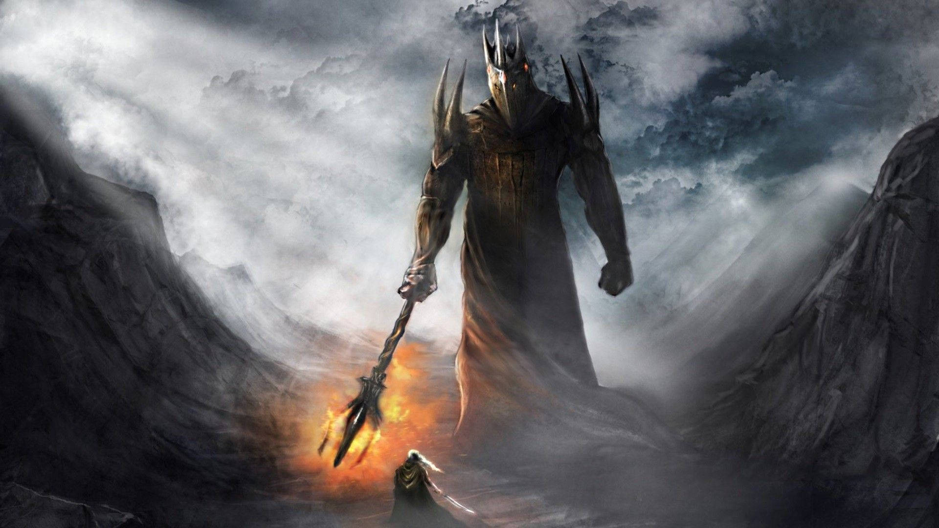 Lord Of The Rings Lotr Melkor Background