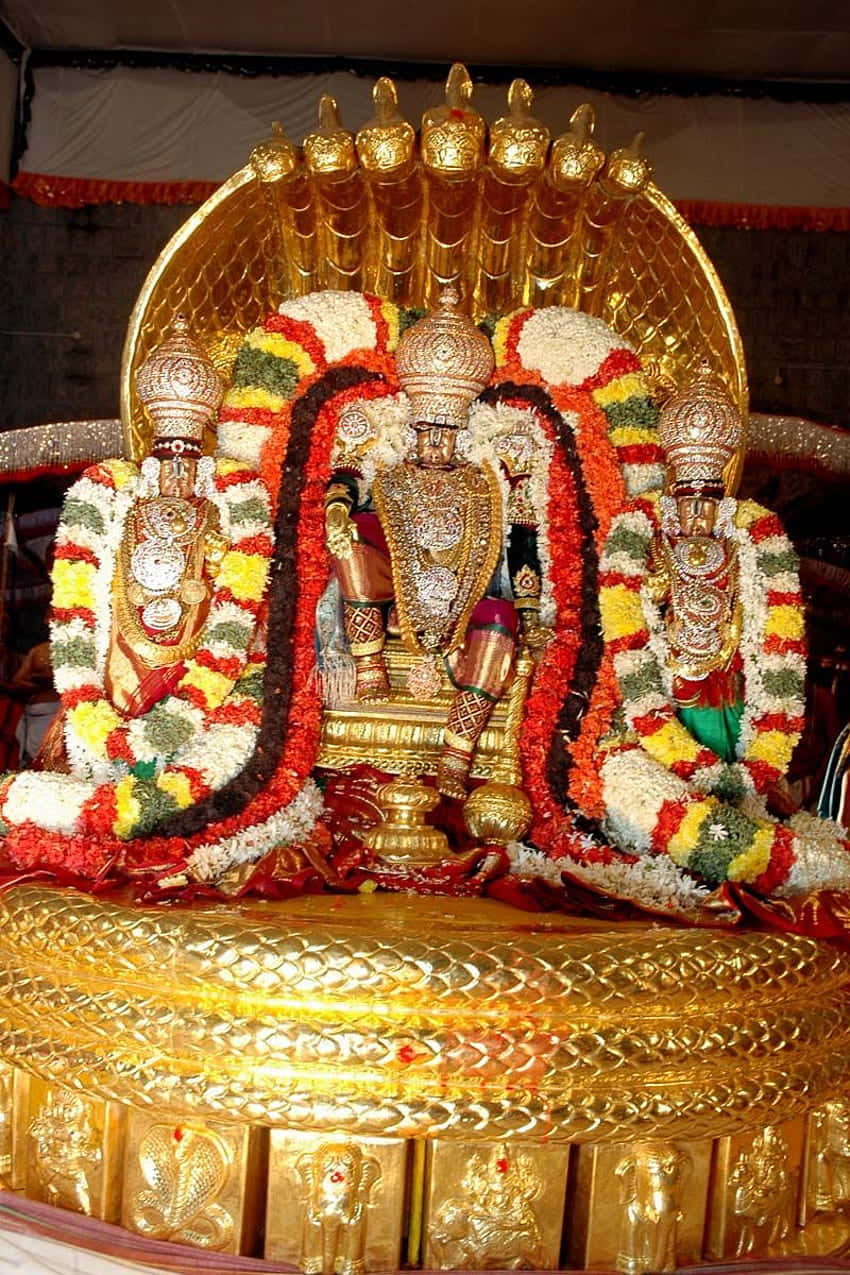 Lord_ Perumal_ Adorned_in_ Garlands_and_ Jewelry