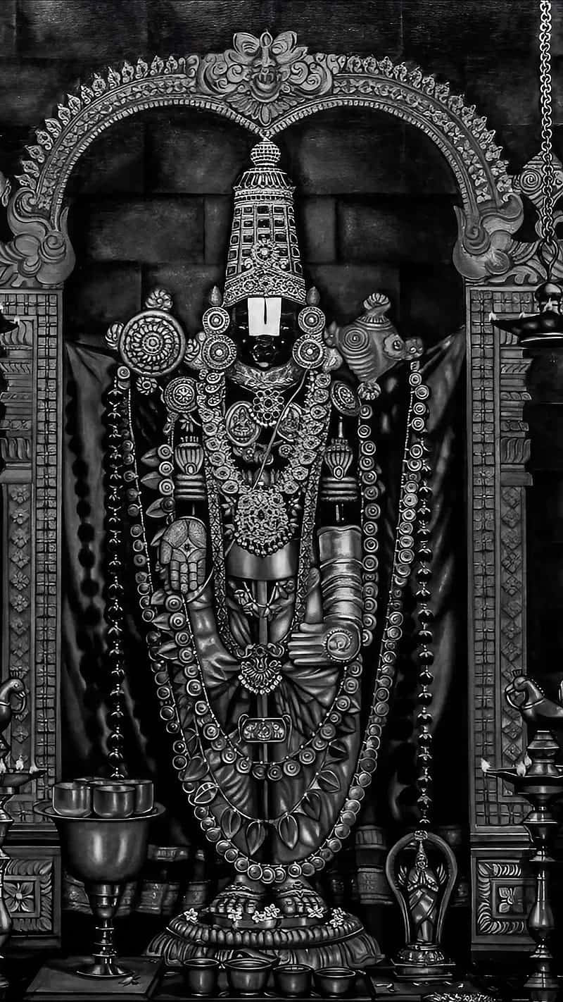 Lord_ Perumal_ Statue_in_ Temple