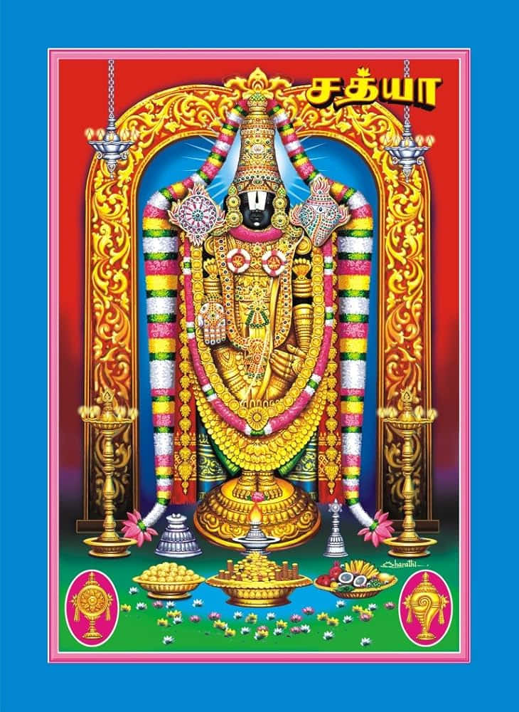 Lord_ Perumal_ Traditional_ Artwork Background