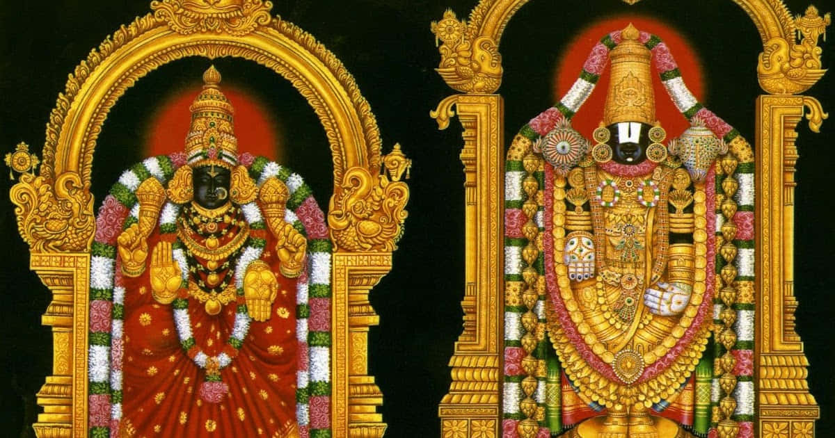 Lord_ Perumal_ Traditional_ Artwork Background