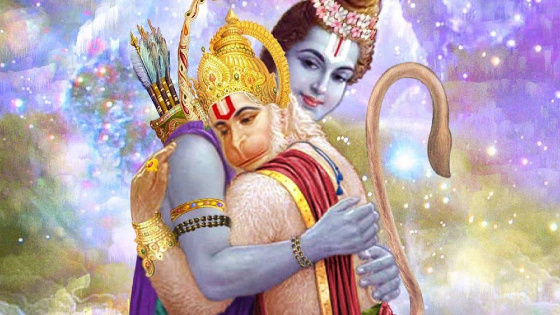 Lord Ram Ji Hugging Hanuman